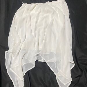 Charlotte Russe White Asymmetrical Dress
